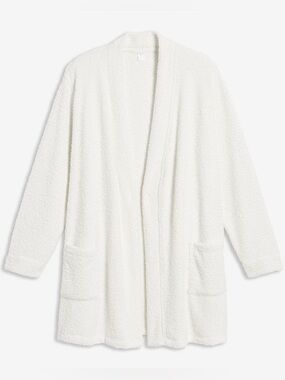 Joe Fresh x Jillian Harris Angela Plush Soft Fuzzy Open-Front Lounge Cardigan